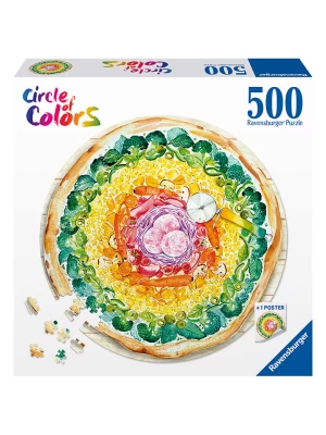 Ravensburger 500-częściowe puzzle "Circle of colors-Pizza" - 12+ rozmiar: onesize