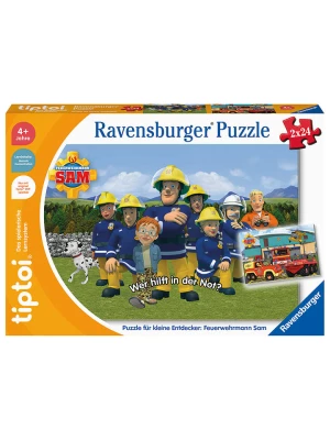 Ravensburger Puzzle (2 szt.) "Strażak Sam" - 2 x 24 szt. - 4+ rozmiar: onesize