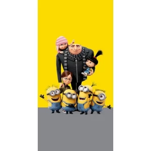 Ręcznik kąpielowy dla dzieci Minionki, 70 x 140 cm 4-Home