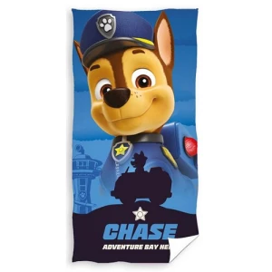 Ręcznik kąpielowy dla dzieci Psi Patrol Strażnik Chase, 70 x 140 cm 4-Home