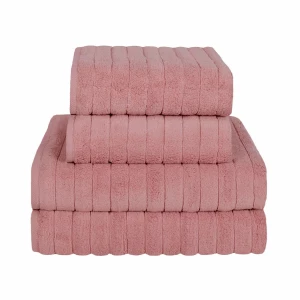 Ręcznik mikrobawełna DELUXE ciemny pudrowy, 50 x 95 cm, 50 x 95 cm 4-Home