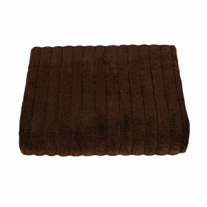 Ręcznik z mikrobawełny DELUXE brązowy, 50 x 95 cm, 50 x 95 cm 4-Home