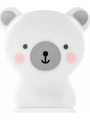 Reer Lampka nocna LED "Lumilu Cute Friends - Bear" w kolorze białym - wys. 10 cm rozmiar: onesize Reer Lampka nocna LED "Lumilu Cute Friends - Bear" w kolorze białym - wys. 10 cm rozmiar: onesize