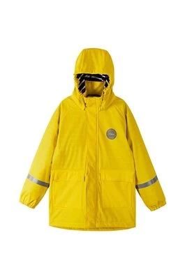 Reima kurtka przeciwdeszczowa dziecięca kolor żółty