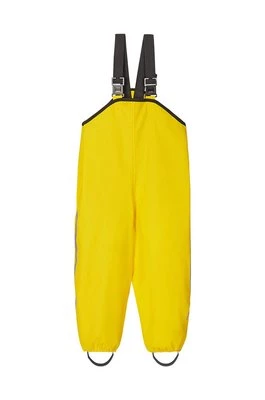 Reima spodnie przeciwdeszczowe dziecięce kolor żółty