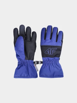 Rękawice narciarskie Thinsulate chłopięce - niebieskie 4F JUNIOR