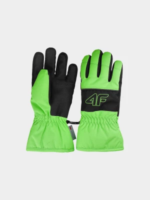 Rękawice narciarskie Thinsulate chłopięce - zielone 4F
