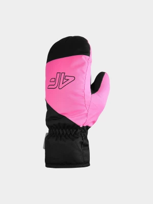 Rękawice narciarskie Thinsulate dziewczęce - różowe 4F
