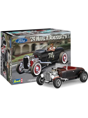 Revell Model "1929 Ford Model A Roadster" w kolorze czarnym do złożenia - 13+ rozmiar: onesize