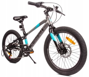﻿Rower 20 cali dziecięcy górski MTB Shimano 6 biegów Stopka Verdant Alder