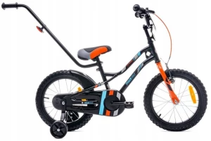 ﻿Rower dla chłopca 16 cali Tiger Bike z pchaczem