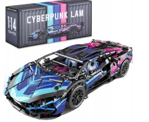 ﻿SAMOCHÓD duży SPORTOWY LAMBORGHINI Z KLOCKÓW DO UKŁADANIA ZABAWKA 1280 EL