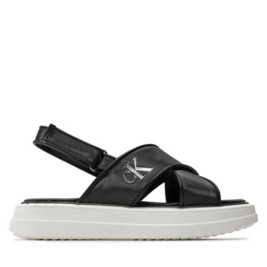 Sandały Calvin Klein Jeans Platform Sanadal V3A2-80831-1688 S Czarny