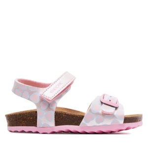 Sandały Geox B Sandal Chalki Girl B922RA 000NF C8868 S Różowy