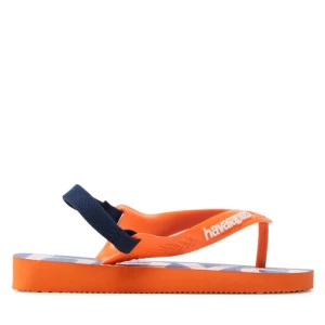 Sandały Havaianas Baby Logomania 41457959797 Pomarańczowy