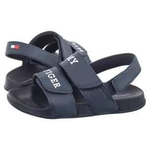 Sandały Velcro Sandal T1B2-33453-1172 800 Blue (TH1085-a) Tommy Hilfiger