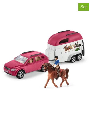 Schleich 100-częściowy zestaw "SUV with trailor" - 5+ rozmiar: onesize