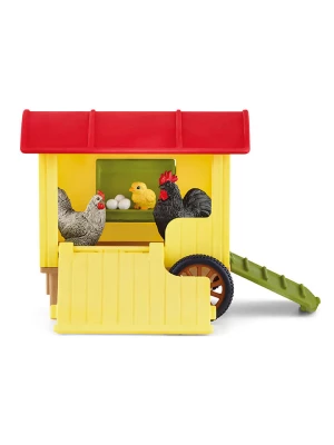 Schleich 12-częściowy zestaw "Mobile Chicken Coop" do zabawy - 3+ rozmiar: onesize