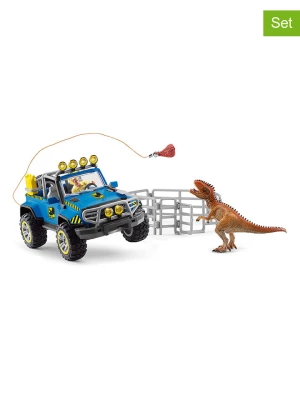 Schleich 36-częściowy zestaw "Off-road vehicle with dinosaur exterior" - 5+ rozmiar: onesize