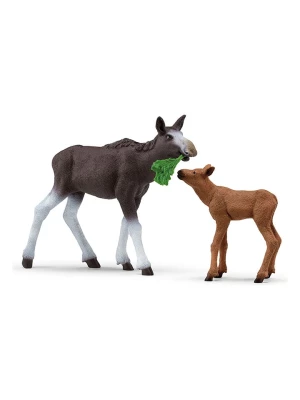 Schleich Zestaw figurek "Moose with calf" do zabawy - 3+ rozmiar: onesize