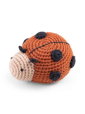 Sebra Szydełkowana grzechotka "Ladybug" - 0+ rozmiar: onesize