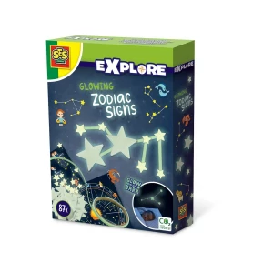 Ses Dekoracja samoprzylepna EXPLORE Znaki zodiaku, świecące SES