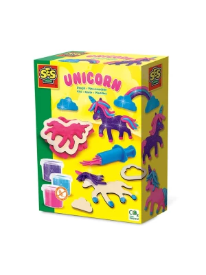 SES Plastelina "Unicorn Neon Glitter" - 3+ rozmiar: onesize