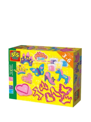 SES Zestaw brokatowej plasteliny - 5+ rozmiar: onesize