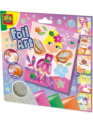SES Zestaw "Foil art - Fairyland friends" do majsterkowania - 5+ rozmiar: onesize