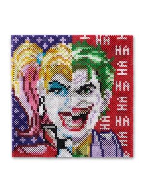 SES Zestaw koralików "DC Batman - Joker and Harley Quinn" do prasowanek - 6+ rozmiar: onesize