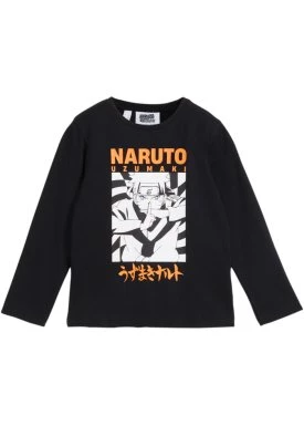Shirt chłopięcy z długim rękawem Naruto bonprix