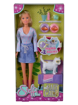 Simba Lalka "Steffi Baby Cats" z akcesoriami - 3+ rozmiar: onesize