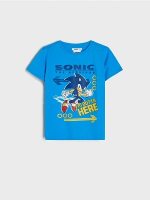 Sinsay - Koszulka Sonic the Hedgehog - niebieski