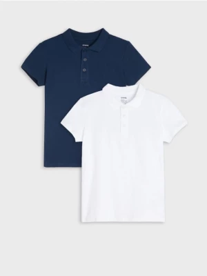 Sinsay - Koszulki polo 2 pack - biały