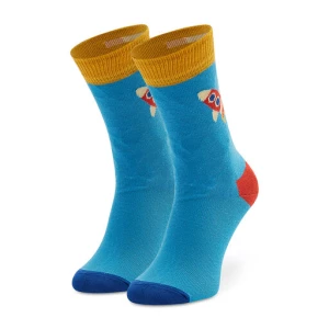 Skarpety Wysokie Dziecięce Happy Socks KROK01-6000 Niebieski