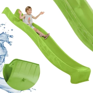 Ślizg Zjeżdżalnia Wodna 3m Limonka KBT na Plac Zabaw Długa dla Dzieci Ogród
