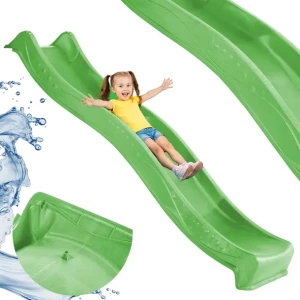 Ślizg Zjeżdżalnia Wodna dł. ok. 2,2M Jasno Zielony Belgijski na Plac Zabaw