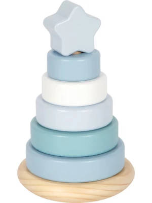 small foot Wieża w kolorze błękitnym do układania - 12 m+ rozmiar: onesize