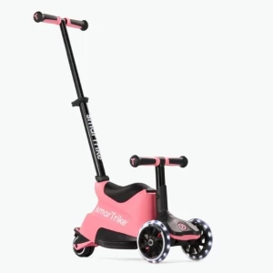 ﻿smarTrike Trójkołowa Hulajnoga LED 4w1 Xtend Scooter+ Ride-on Salmon Pink
