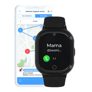 Smartwatch dla dziecka Locon Watch Lite Rocznie Czarny