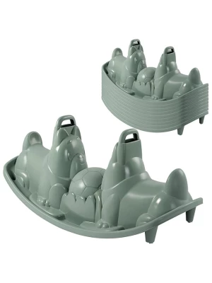 Smoby Podówjny bujaczek "Dogs" w kolorze zielonym - 18 m+ rozmiar: onesize