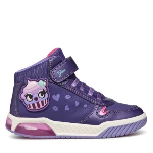 Sneakersy Geox J Inek Girl J36ASC 0CENF C8371 S Fioletowy