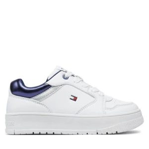 Sneakersy Tommy Hilfiger Low Cut Lace-Up Sneaker T3A9-33525-1351 M Biały