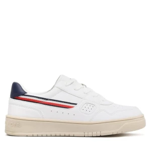 Sneakersy Tommy Hilfiger Stripes Low Cut Lace-Up Sneaker T3X9-32848-1355 S Biały