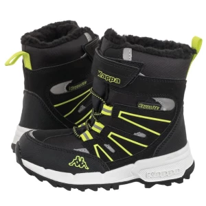 Śniegowce Floki Tex K 260975K/1133 Black/Lime (KA226-a) Kappa