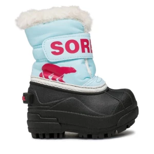 Śniegowce Sorel Toddler Snow Commander NV1960-428 Błękitny