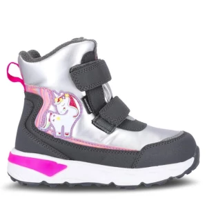 Śniegowce ZigZag Hidol Kids Boot w/Lights WP Z234125 Szary