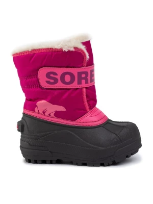 Sorel Śniegowce Childrens Snow Commander NC1960 Różowy