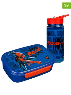 Spiderman 2-częściowy zestaw "Spider-Man" w kolorze granatowo-czerwonym rozmiar: onesize