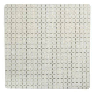 Spirella Antypoślizgowa mata prysznicowa QUADROPremium, biała, 54 x 54 cm